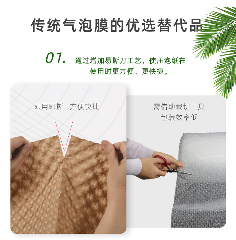 PaperEZ 風琴壓泡紙(Bubble Paper)傳統(tǒng)氣泡膜的優(yōu)選替代品