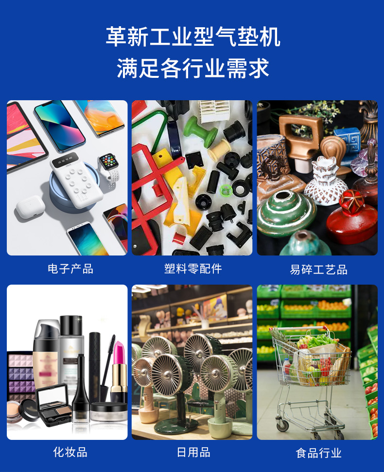 MINI AIR工業(yè)型氣墊充氣機(jī)PA3適用行業(yè)