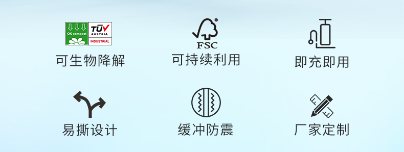 BioAir 紙氣泡枕(紙F(tuán)iller)