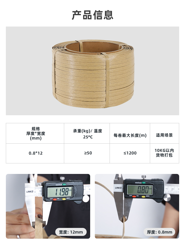 PaperEZ紙打包帶參數(shù)信息