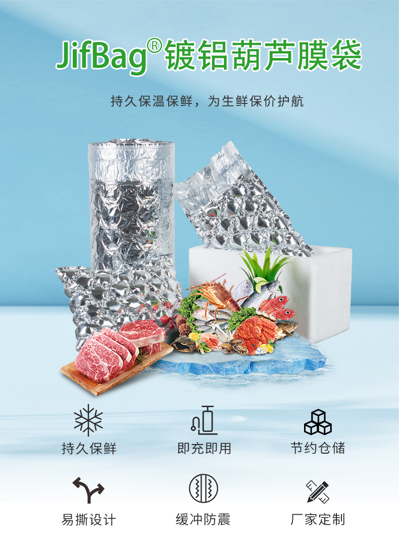 JifBag 鍍鋁葫蘆膜袋簡介