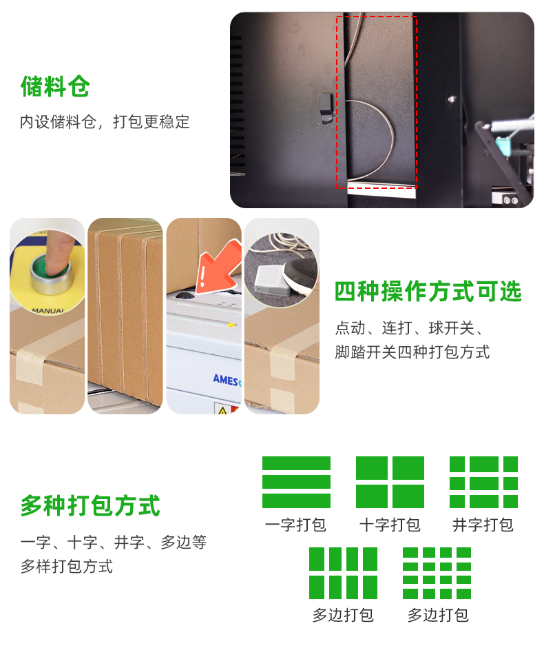 PaperEZ 全自動(dòng)打包機(jī)PZMH-101A打包操作方式